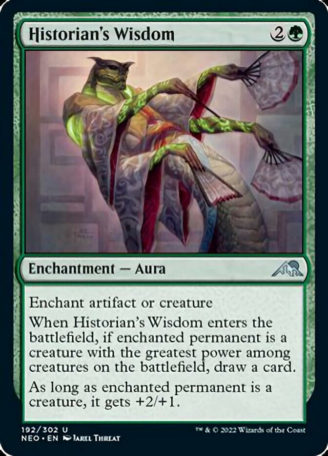 Historian's Wisdom [Kamigawa: Neon Dynasty] [Foil]