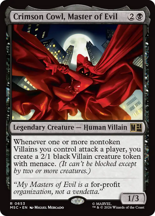 Crimson Cowl, Master of Evil [Marvel Super Heroes Commander]