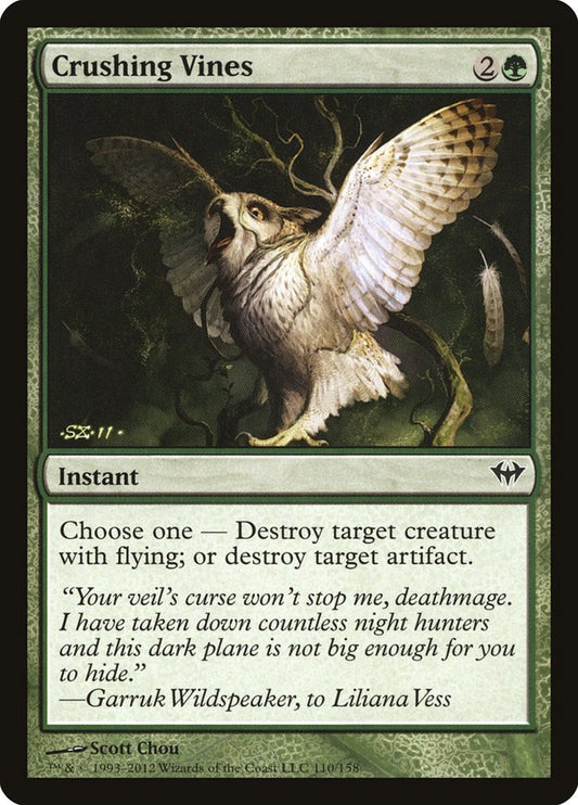 Crushing Vines [Dark Ascension] [Foil]