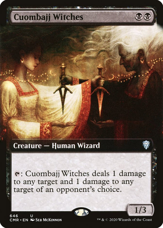 Cuombajj Witches (Extended Art) [Commander Legends] [Foil]