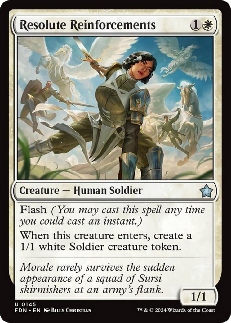 Resolute Reinforcements [Foundations] [Foil]