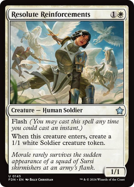 Resolute Reinforcements [Foundations] [Foil]