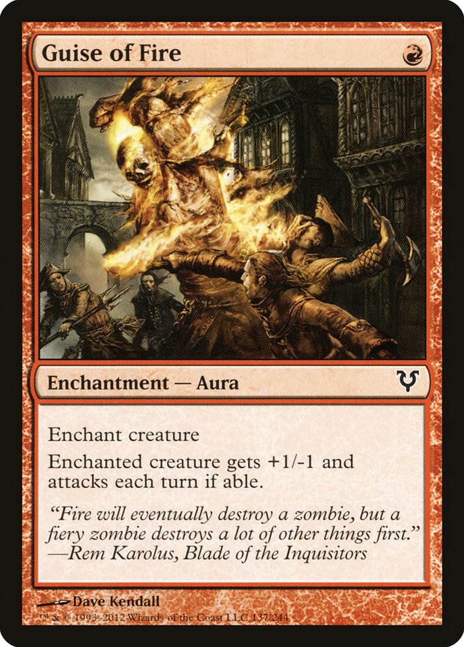 Guise of Fire [Avacyn Restored] [Foil]