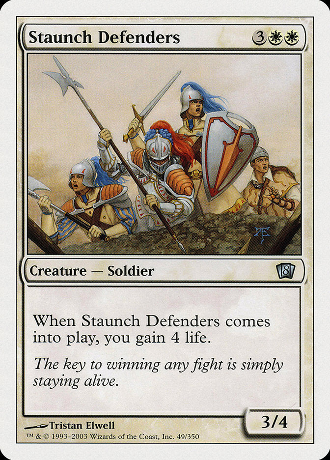 Staunch Defenders [Eighth Edition] [Foil]
