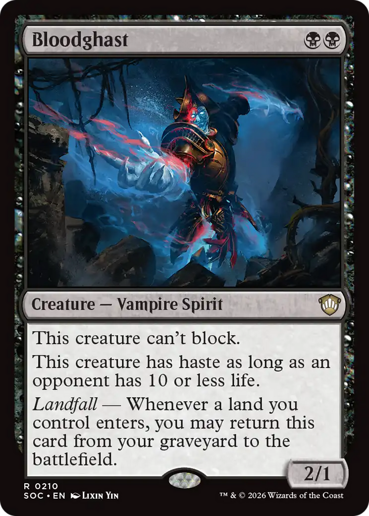 Bloodghast [Secrets of Strixhaven Commander] [Foil]