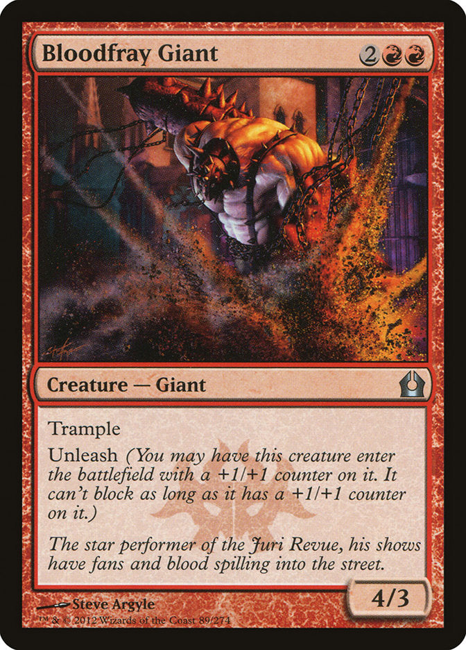 Bloodfray Giant [Return to Ravnica] [Foil]