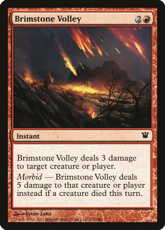 Brimstone Volley [Innistrad] [Foil]