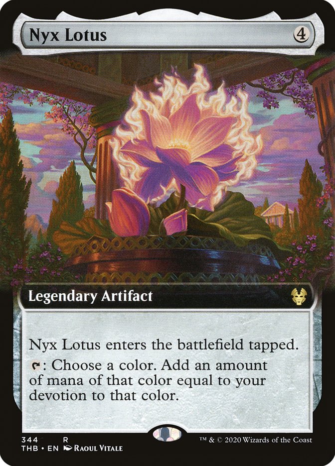 Nyx Lotus (Extended Art) [Theros Beyond Death] [Foil]