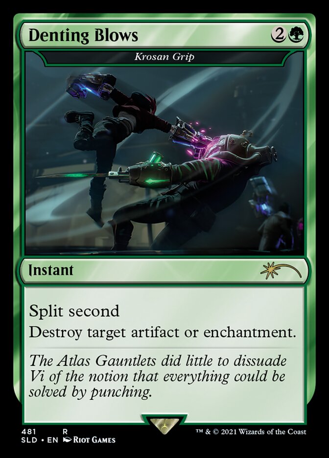 Krosan Grip - Denting Blows [Secret Lair Drop Series] [Foil]