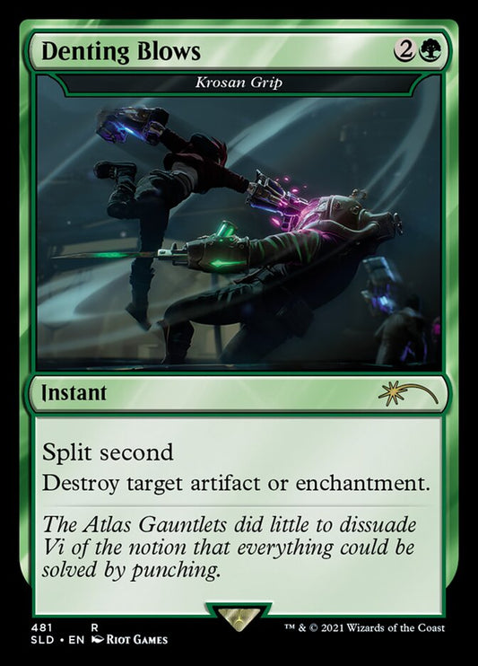 Krosan Grip - Denting Blows [Secret Lair Drop Series] [Foil]