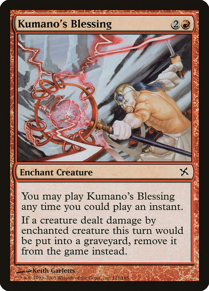 Kumano's Blessing [Betrayers of Kamigawa] [Foil]