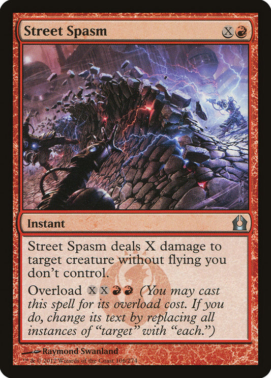 Street Spasm [Return to Ravnica] [Foil]
