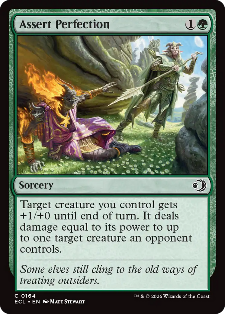 Assert Perfection [Lorwyn Eclipsed] [Foil]
