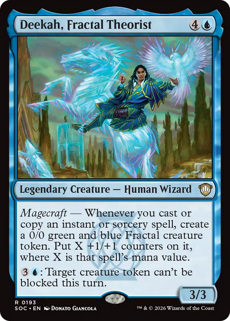 Deekah, Fractal Theorist [Secrets of Strixhaven Commander] [Foil]
