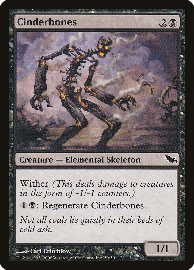 Cinderbones [Shadowmoor] [Foil]
