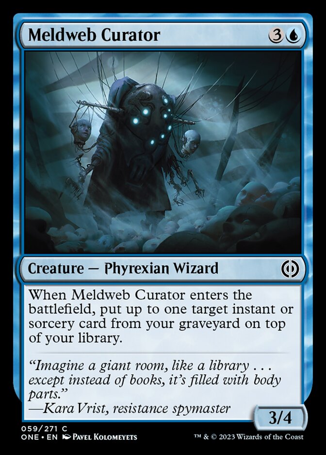 Meldweb Curator [Phyrexia: All Will Be One] [Foil]
