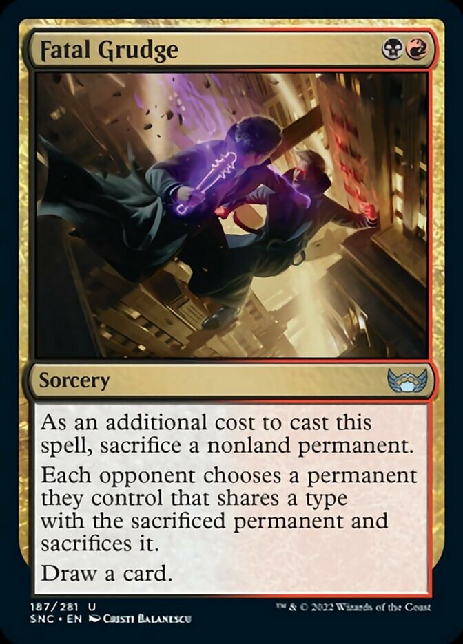 Fatal Grudge [Streets of New Capenna] [Foil]