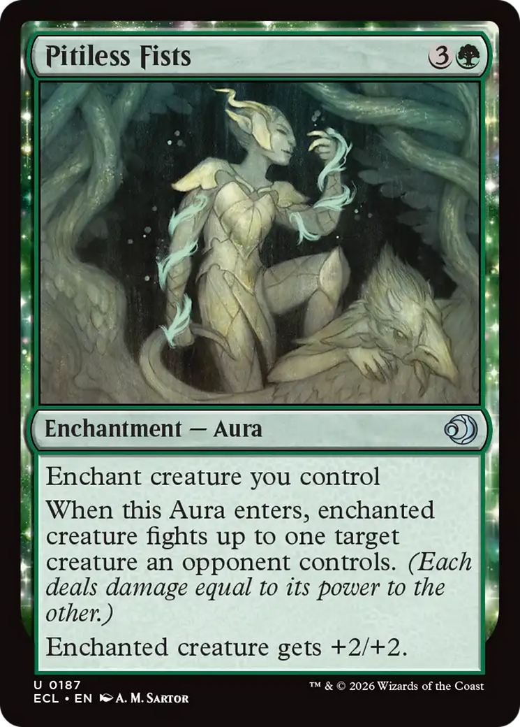 Pitiless Fists [Lorwyn Eclipsed] [Foil]