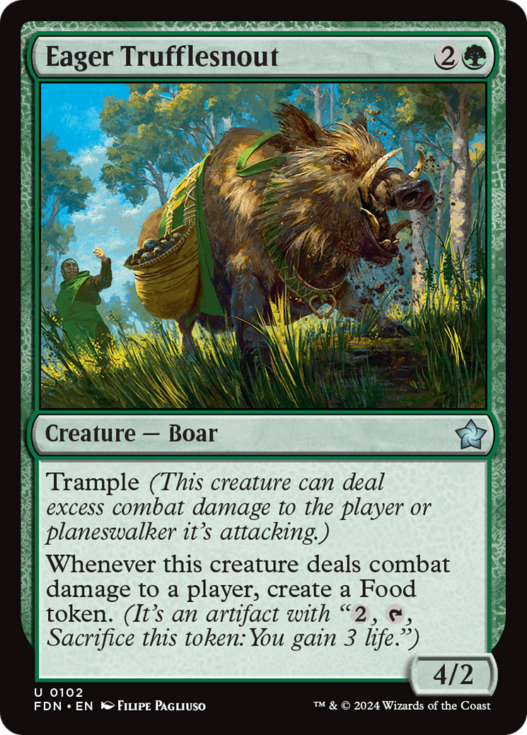 Eager Trufflesnout [Foundations] [Foil]