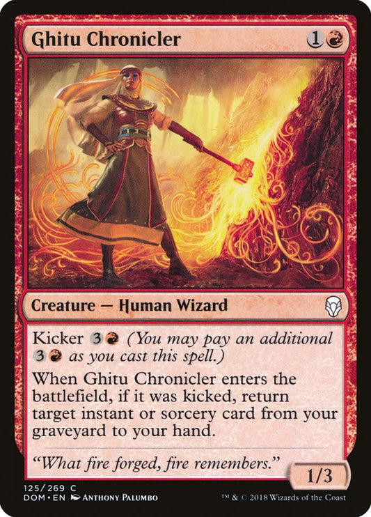 Ghitu Chronicler [Dominaria] [Foil]