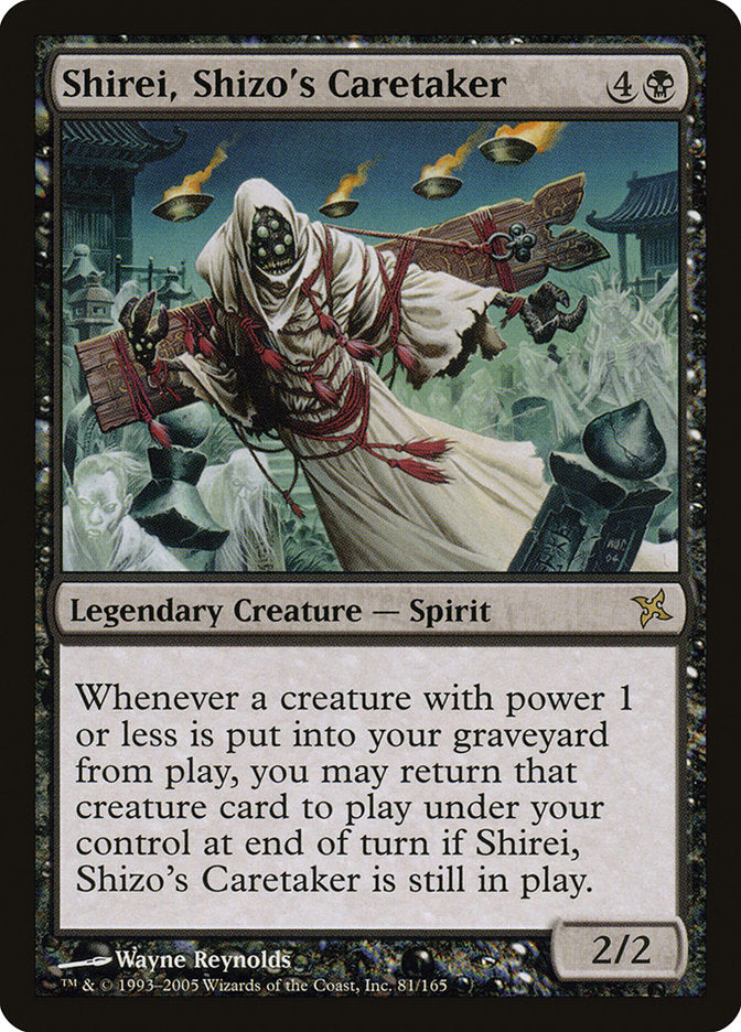 Shirei, Shizo's Caretaker [Betrayers of Kamigawa] [Foil]