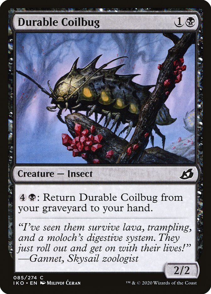 Durable Coilbug [Ikoria: Lair of Behemoths] [Foil]