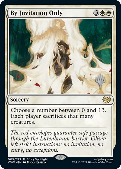 By Invitation Only (Promo Pack) [Innistrad: Crimson Vow Promos] [Foil]