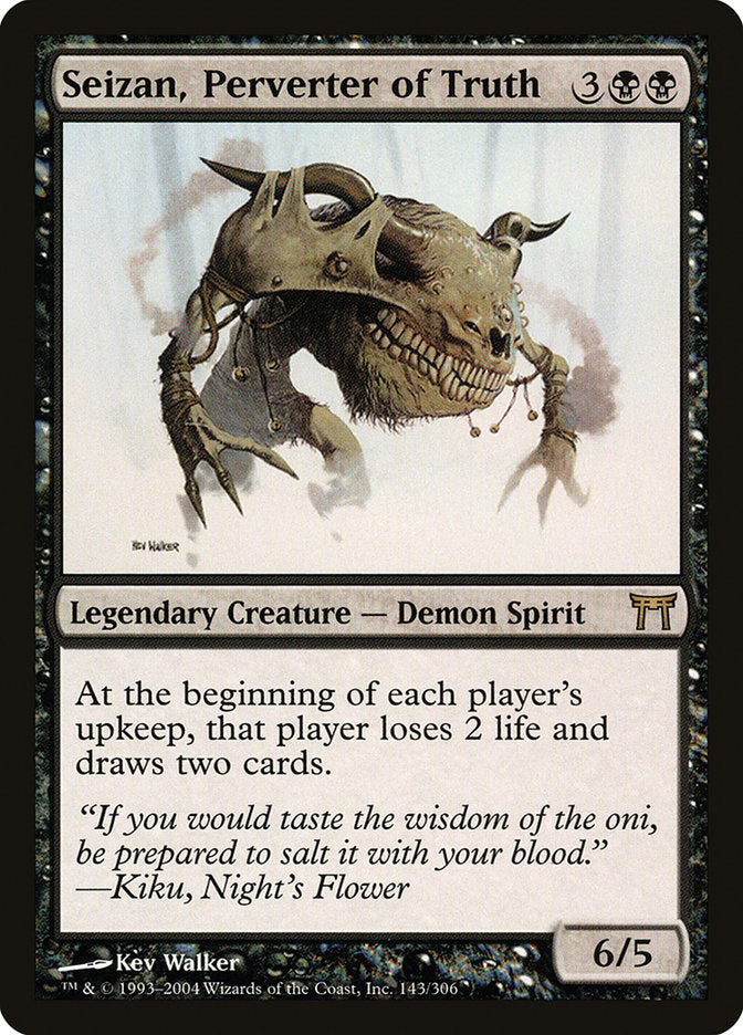 Seizan, Perverter of Truth [Champions of Kamigawa] [Foil]