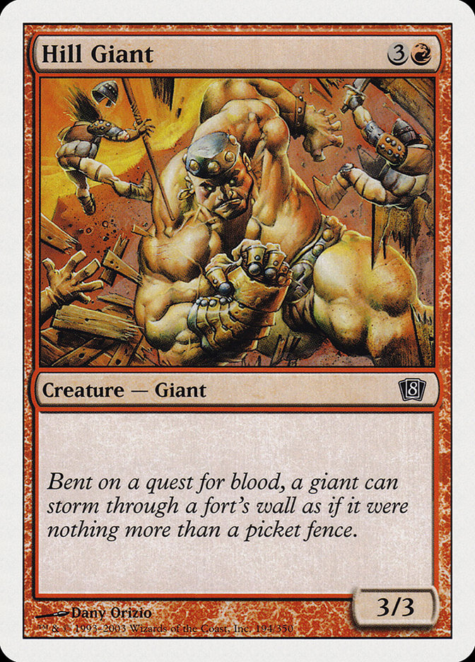 Hill Giant [Eighth Edition] [Foil]
