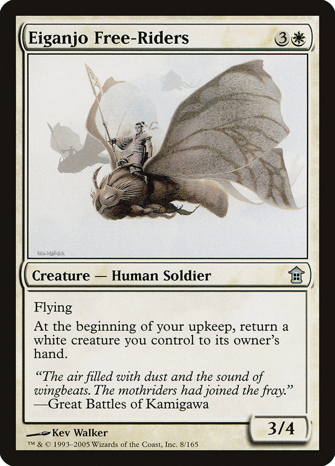 Eiganjo Free-Riders [Saviors of Kamigawa] [Foil]