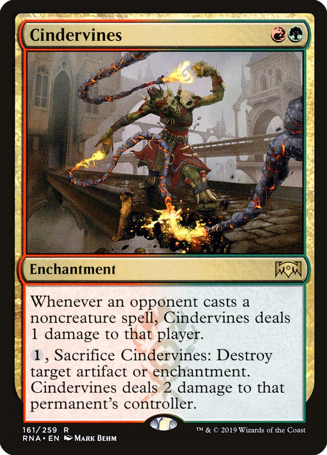 Cindervines [Ravnica Allegiance] [Foil]