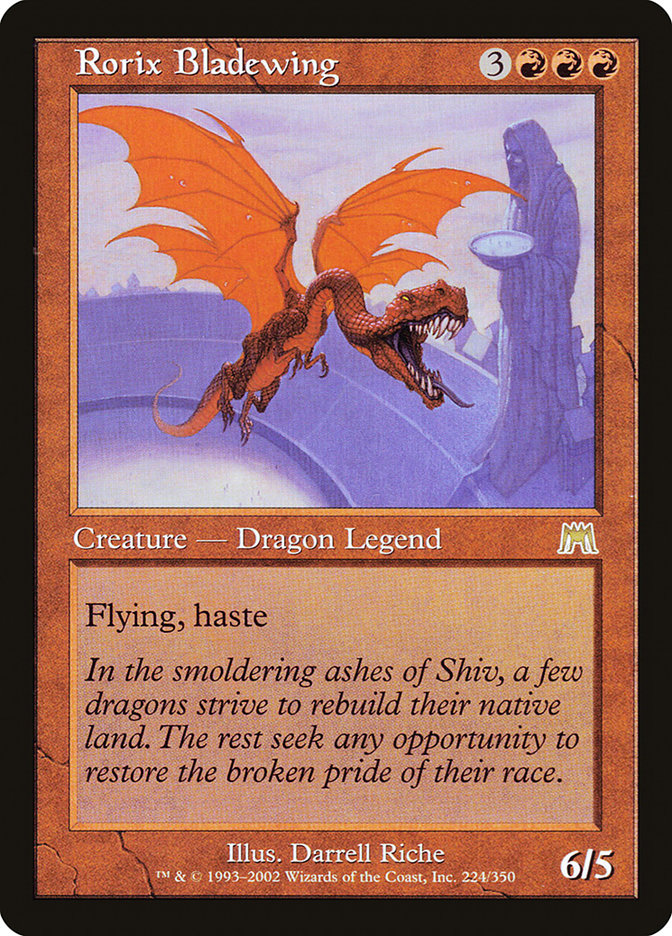 Rorix Bladewing [Onslaught] [Foil]