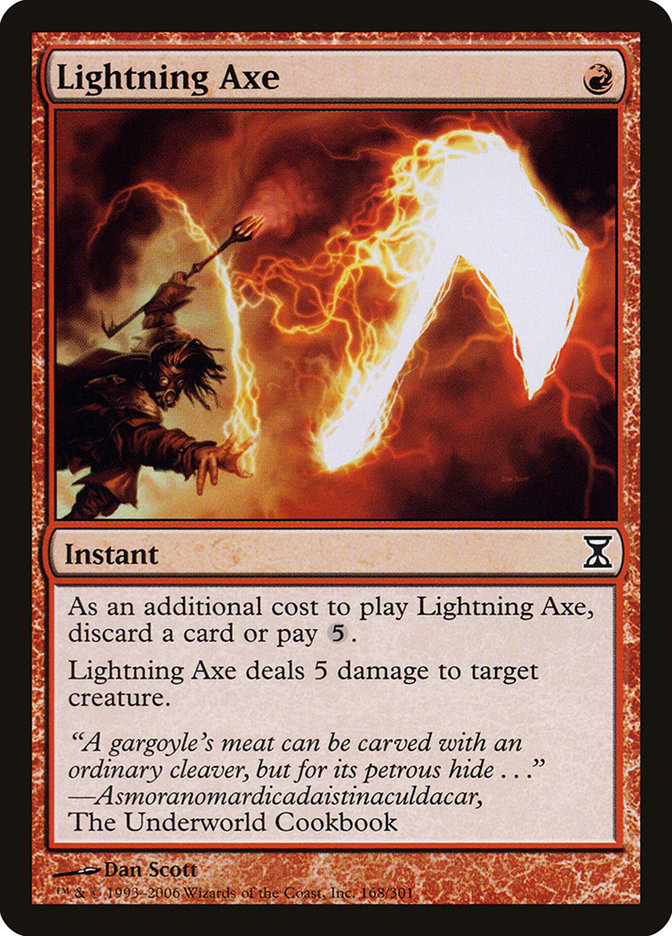Lightning Axe [Time Spiral] [Foil]
