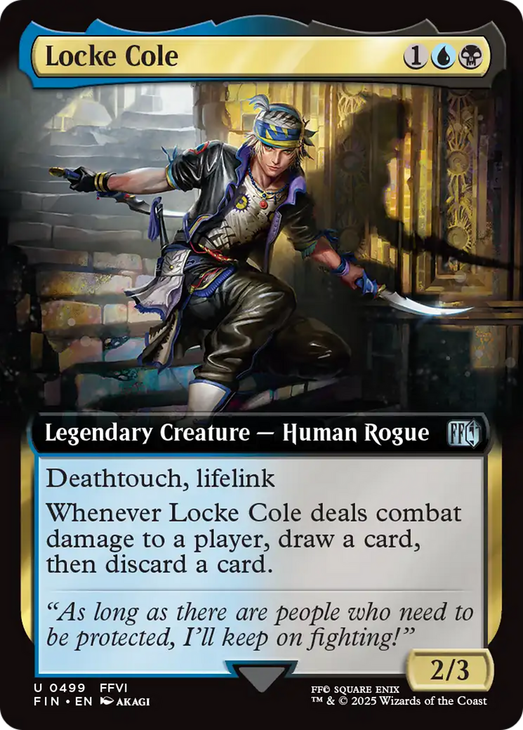 Locke Cole (Extended Art) [FINAL FANTASY] [Foil]
