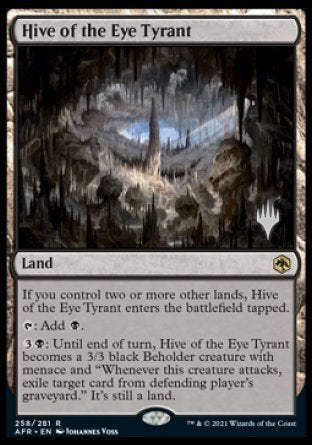 Hive of the Eye Tyrant (Promo Pack) [Dungeons & Dragons: Adventures in the Forgotten Realms Promos] [Foil]