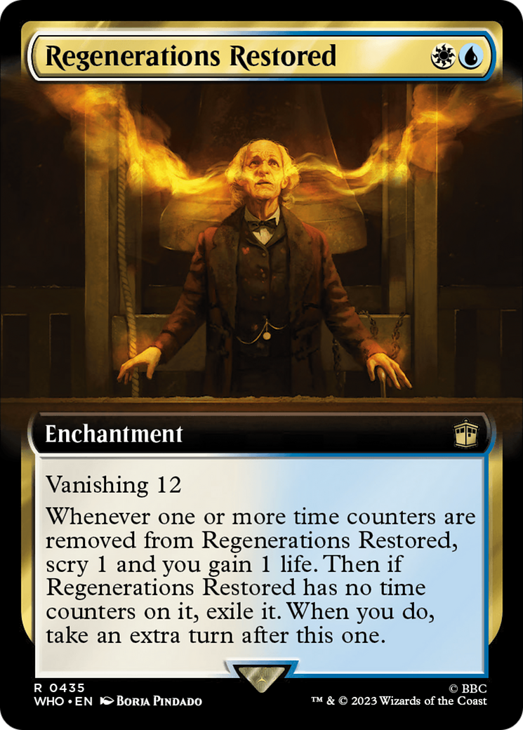 Regenerations Restored (Extended Art) [Doctor Who] [Foil]