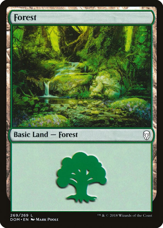 Forest (269) [Dominaria] [Foil]