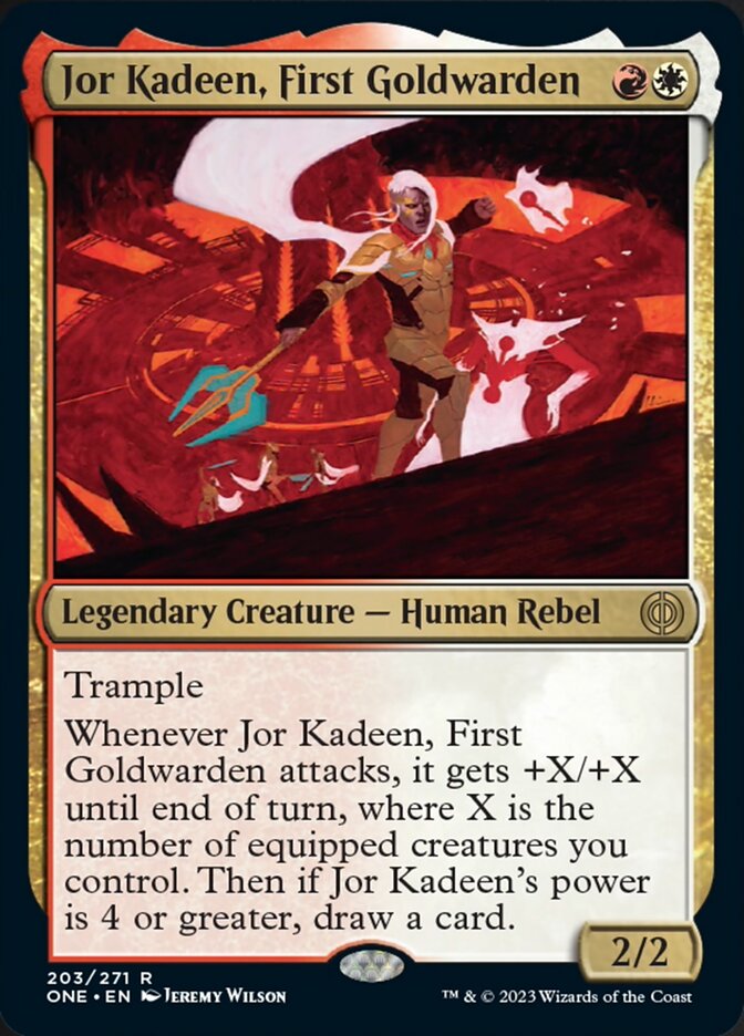 Jor Kadeen, First Goldwarden [Phyrexia: All Will Be One] [Foil]