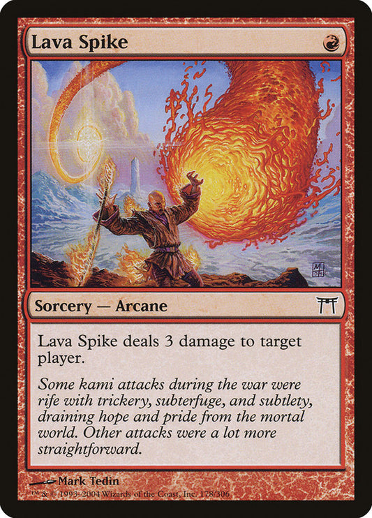 Lava Spike [Champions of Kamigawa] [Foil]