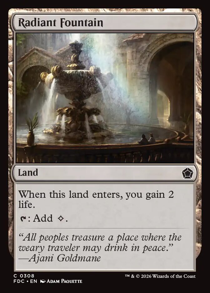 Radiant Fountain [Foundations Commander]