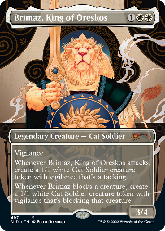 Brimaz, King of Oreskos (Borderless) [Secret Lair Drop Series] [Foil]