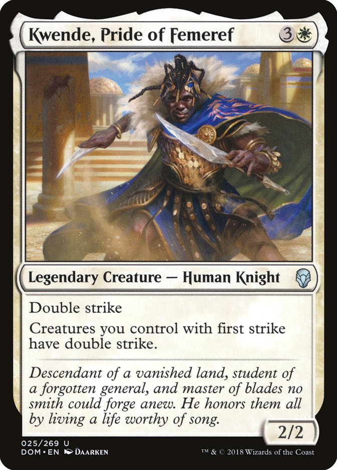 Kwende, Pride of Femeref [Dominaria] [Foil]