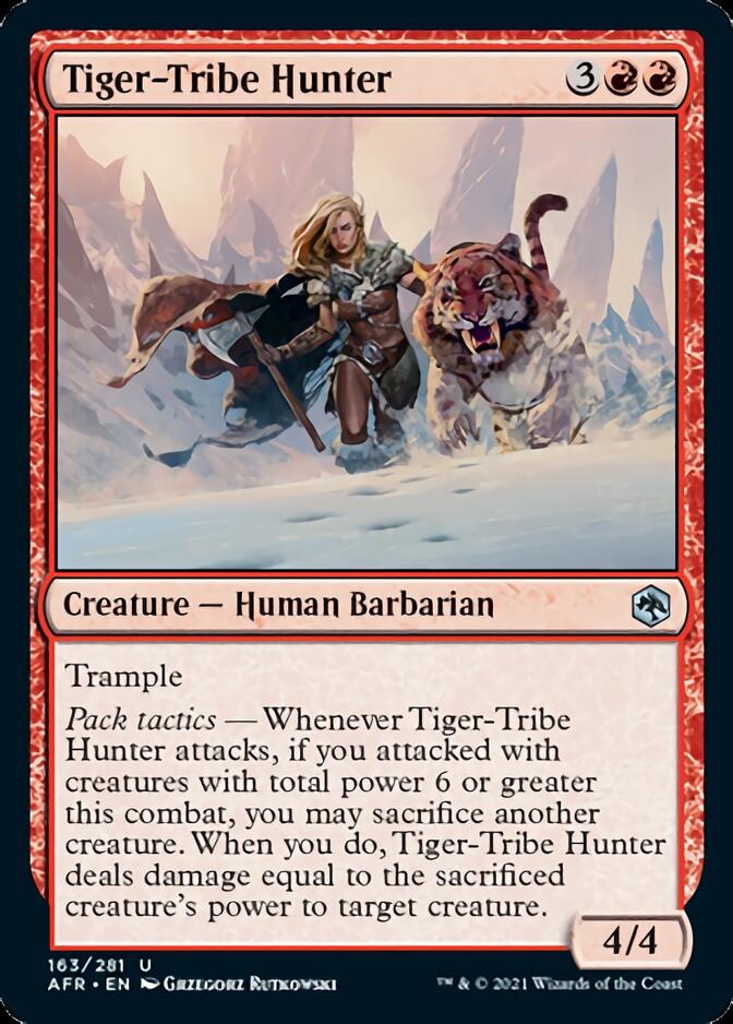 Tiger-Tribe Hunter [Dungeons & Dragons: Adventures in the Forgotten Realms] [Foil]
