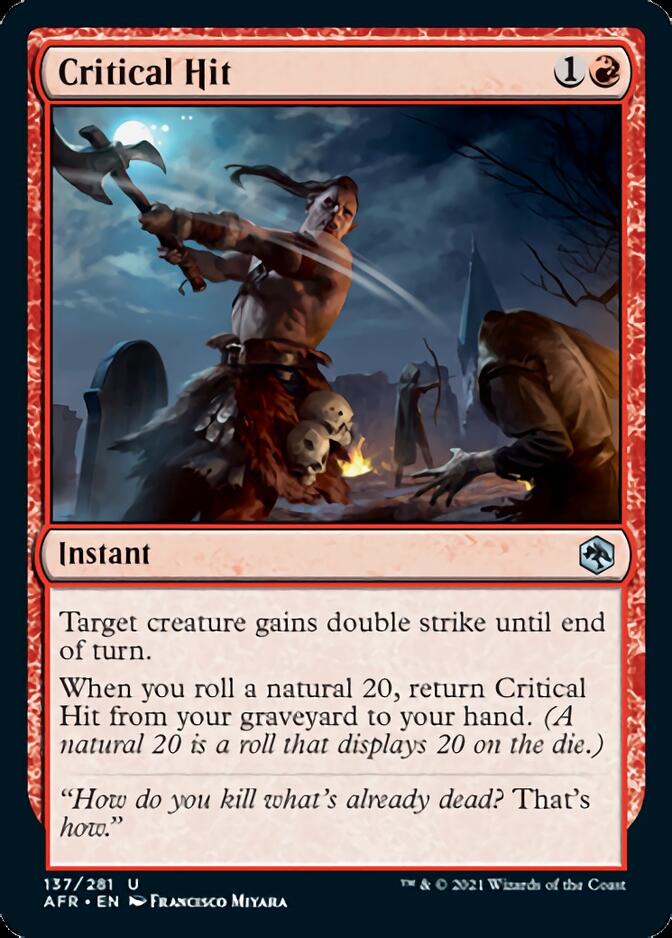 Critical Hit [Dungeons & Dragons: Adventures in the Forgotten Realms] [Foil]