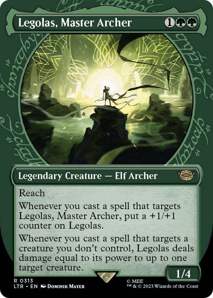 Legolas, Master Archer (Showcase Ring Frame) [The Lord of the Rings: Tales of Middle-Earth] [Foil]