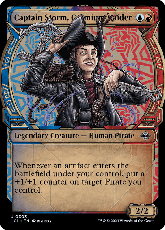 Captain Storm, Cosmium Raider (Showcase) [The Lost Caverns of Ixalan] [Foil]