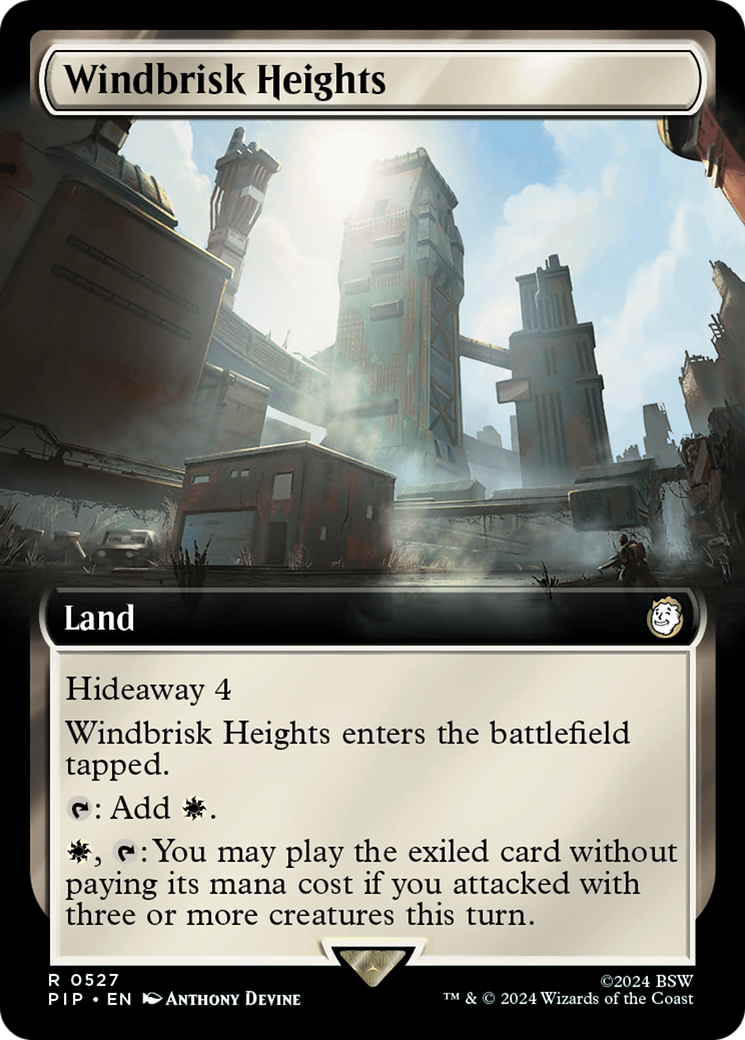 Windbrisk Heights (Extended Art) [Fallout] [Foil]