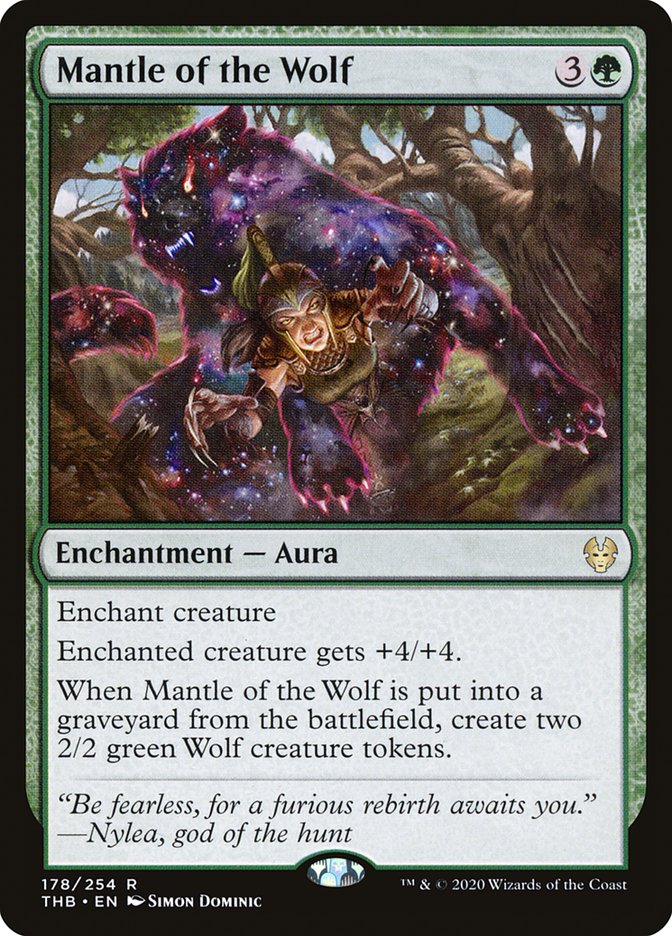 Mantle of the Wolf [Theros Beyond Death] [Foil]