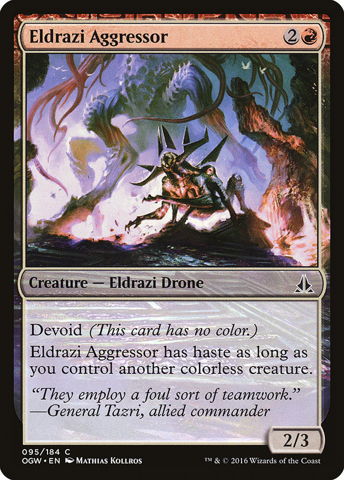 Eldrazi Aggressor [Oath of the Gatewatch] [Foil]