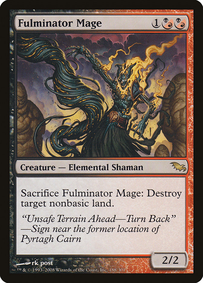 Fulminator Mage [Shadowmoor] [Foil]